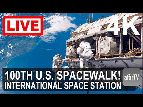 🔴 LIVE: Historic 100th U.S. Spacewalk! NASA & Canadian Astronauts Upgrade ISS | Oct 29, 2026