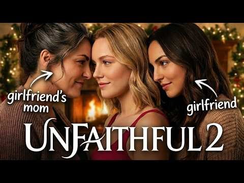 Young Lara SEDUCES Her Girlfriend's Mom - Lesbian Romance Movie | Christmas Short Film