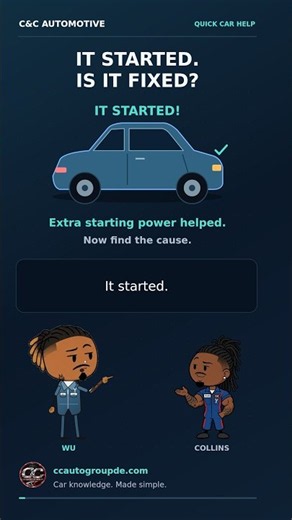 A Jump-Start Worked. Is Your Car Fixed?