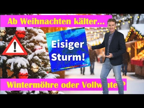 Eiskeller zu Weihnachten - Windchill-Warnung: bis zu -15 °C Winter-Feeling! Es gibt sogar Schnee!