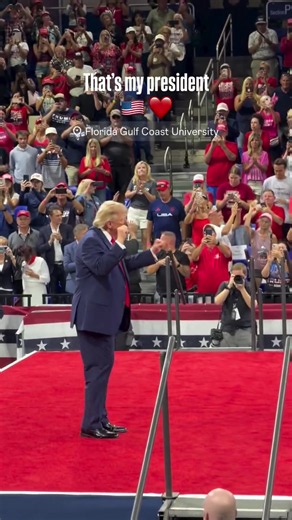 President Donald J Trump with his ICONIC MAGAAAAAAAAAAAA DANCE MOVES today in Fort Myers, Florida!! FLORIDA IS TRUMP COUNTRY!!! @potus @realdonaldtrump @teamtrump @trumpwarroom @whitehouse @republicans @byrondonalds 📸: @caylakravitz 🇺🇸🇺🇸🇺🇸🕺🏼