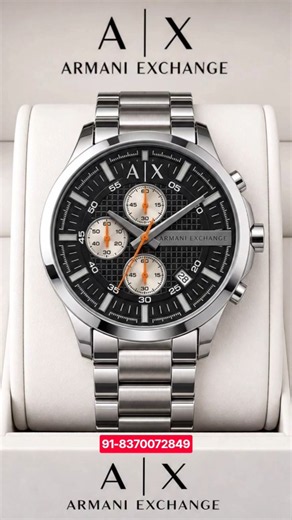 Armani Exchange Chronograph Watch 🔥 Premium Black & Rose Gold Look 😍 | Free Shipping + COD Available