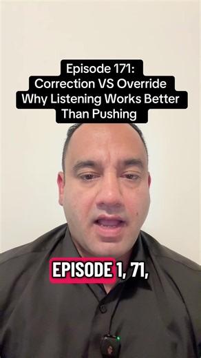Correction vs Override: The Power of Listening in Execution