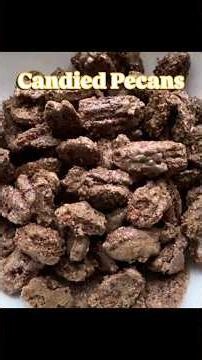 Easy Candied Pecans | Oven Roasted With Cinnamon Sugar and Salt | Step By Step Recipe