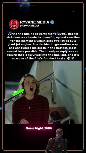 During the filming of Game Night (2018), Rachel McAdams ditched the script for a deadpan gem