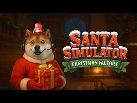OBIT MENJADI SANTA MEMBAGIKAN KADO KE ANAK BAIK! - Santa Simulator Christmas Factory