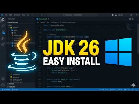 How to Install Java JDK 26 on Windows 11