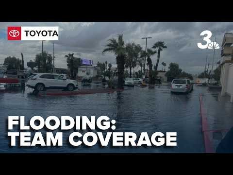 Heavy rain, flooding and hail hit parts of Las Vegas valley