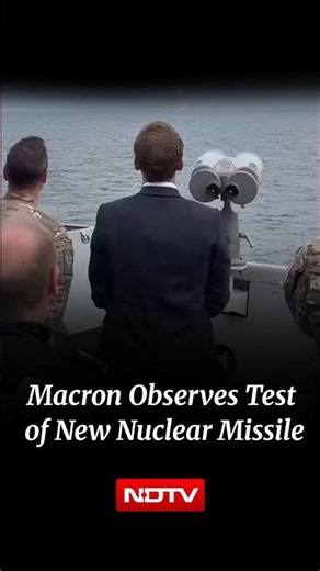 France Conducts First M51.3 Missile Test From Le Vigilant, Macron Watches