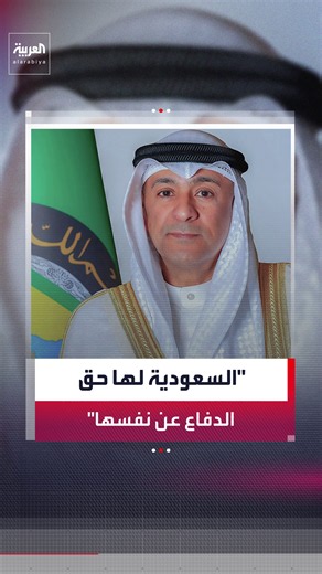 البديوي: أمن السعودية جزء لا يتجزأ من أمن الخليج