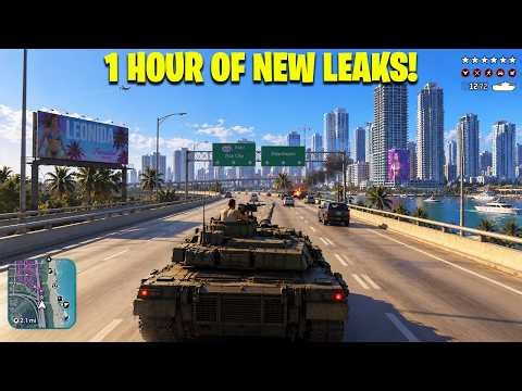 1 Hour of *NEW* GTA 6 Gameplay Details & Leaks!