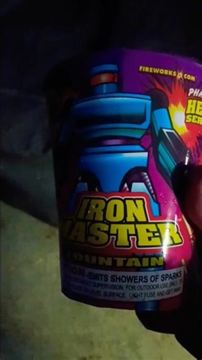 Iron Master Fountain #fireworks