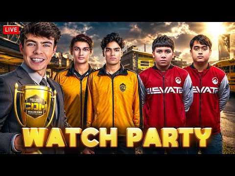 $300,000 GODLIKE 🇮🇳 VS ELEVATE 🇵🇭 CDM PLAYOFFS WATCHPARTY...