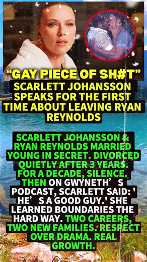 Scarlett Johansson Speaks for the first time About Leaving Ryan Reynolds #shorts #viral