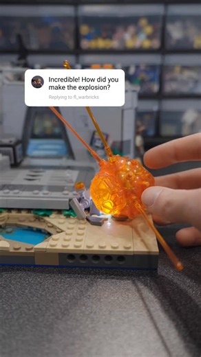Icarus Bricks on Instagram: "Explosion tutorial here you go #lego #starwars #fyp"