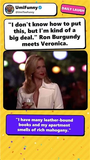 "I'm Kind Of A Big Deal" 📚 #Anchorman #Shorts