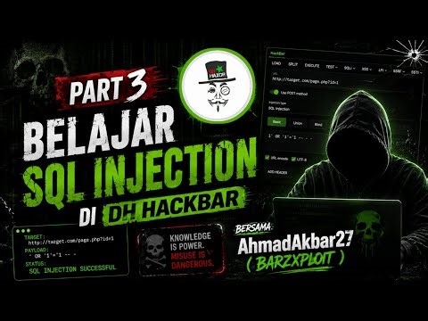 Part3 Belajar Sql Injection ( Dh HackBar )