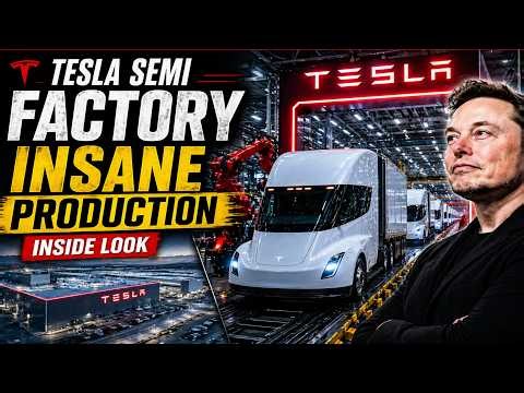 Tesla Semi Factory 2026: Inside Tesla’s $14B Semi Factory | Mass Future Electric Truck Productions
