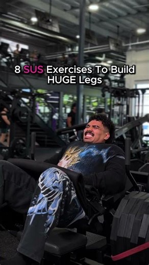 8 SUS exercises to build HUGE legs 🦵🏻