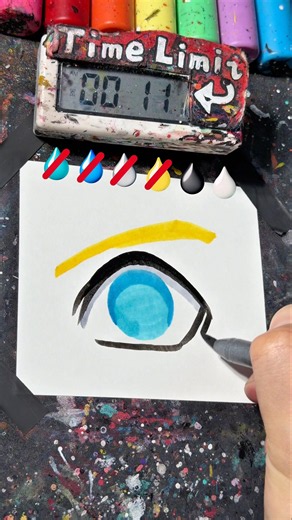【ASMR】Drawing BORUTO Eye in 30Sec