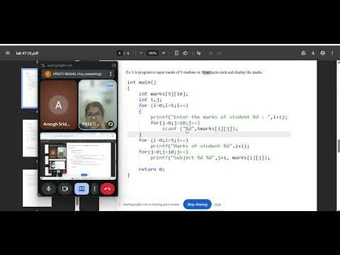 2D Arrays Made Easy in C 💻 | Full Concept + Program