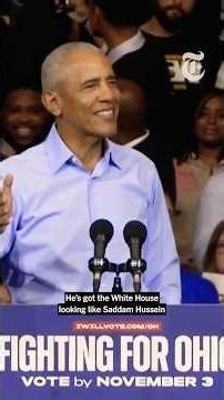 Obama Criticizes and Ridicules Trump on Campaign Trail