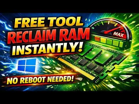 This Free Microsoft Tool Reclaims Gigabytes of RAM Instantly! (NO REBOOT NEEDED)