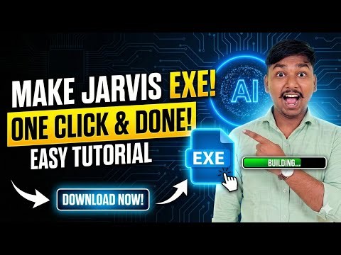 Voice Assistant Jarvis exe | How to make exe in Python | Pyinstaller Tutorial