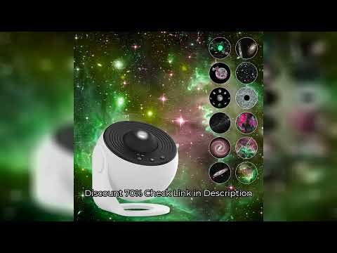 Night Light Galaxy Projector Starry Sky Projector 360° Rotate Planetarium Lamp For Kids Bedroom Vale