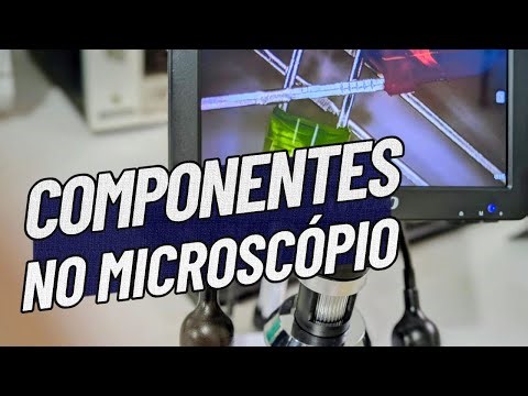 Componentes Eletrônicos no Microscópio!