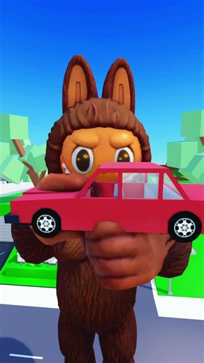 Labubu Is Chasing Us #roblox #animation #brookhavenrp #robloxedit