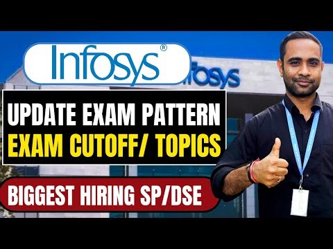 Infosys Biggest Hiring | Updated Exam pattern | Exam Cutoff | Important Topics