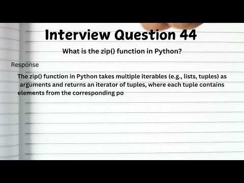 TOP 50+ Python Interview Questions & Answers | Freshers & Experienced Candidates | Crack Interviews
