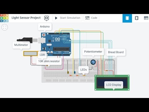 Automation House Lighting | LDR interfaced with Arduino