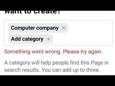 How to solve Facebook page creation Error.#digitalskills #fypシ #facebookpage