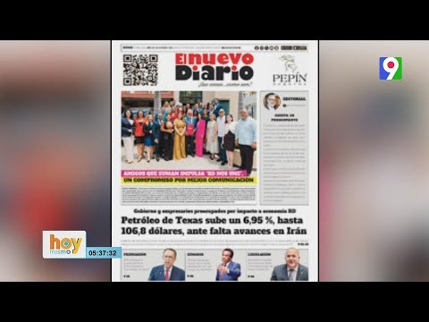 Titulares prensa dominicana jueves 30 de abril 2026 | Hoy Mismo