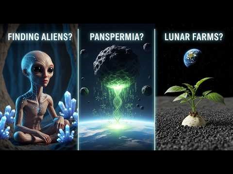 Are We From Space? How To Find Aliens? Can We Farm On The Moon?