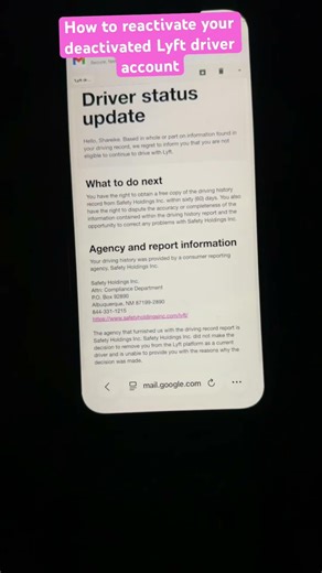 How to reactivate your Lyft driver account#lyftdriver #lyft #activated #gigeconomy #deactivate