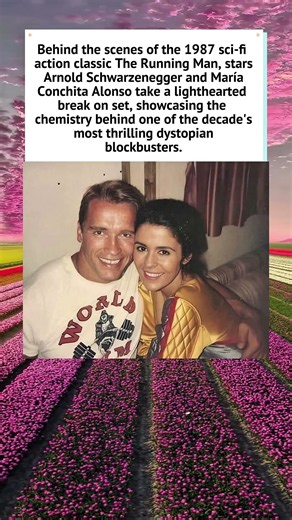 Arnold Schwarzenegger & María Conchita Alonso (1987) 🎬 #ArnoldSchwarzenegger #TheRunningMan #Shorts