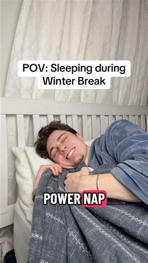 Sleeping during Winter Break 😴
