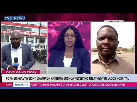 Fmr Heavyweight Champion Anthony Joshua Receiving Treatment In Lagos Hospital