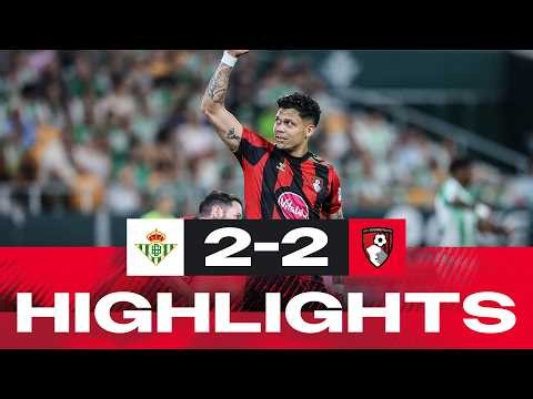 Evanilson and Tavernier score, Scott and Antony sent off in draw | Real Betis 2-2 AFC Bournemouth