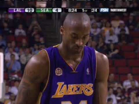 Lakers vs SuperSonics | Kobe Bryant vs Rookie Kevin Durant | Full Game Highlights | Feb 24, 2008