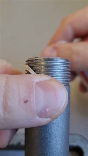 how to properly install siltip on threaded pipe #shortvideo