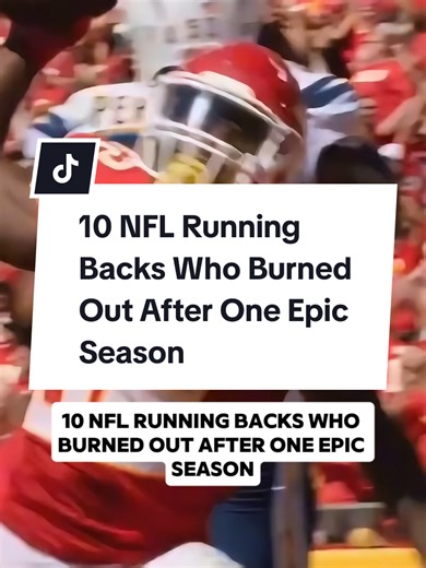 10 NFL Running Backs Who Burned Out After 1 Season