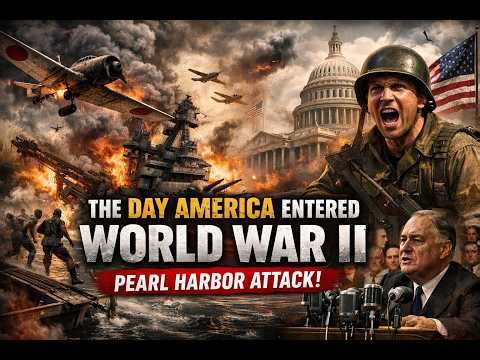 The Day America Entered World War II | Pearl Harbor Attack Explained (Emotional & Real Story)