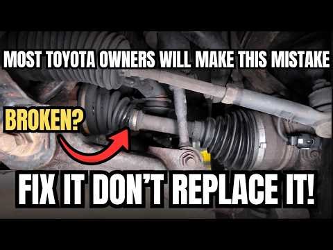 A Mistake Most Toyota and Lexus Owners Will Make! Don't Replace it, Fix it Instead