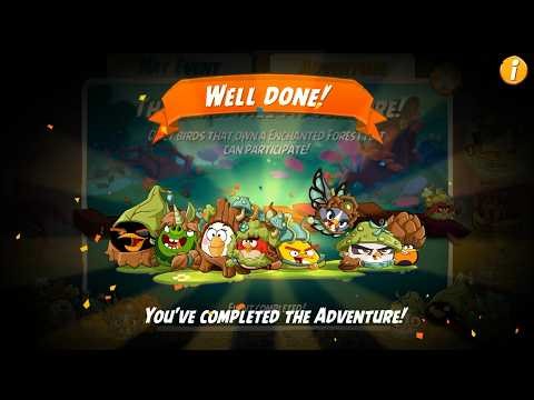 NEW Enchanted Forest Hat Set! Angry Birds 2 Fairytale Adventure Levels 1-10