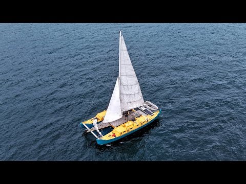 Solo Sailing & Heading Off-Grid on my ‘Waterworld’ Catamaran