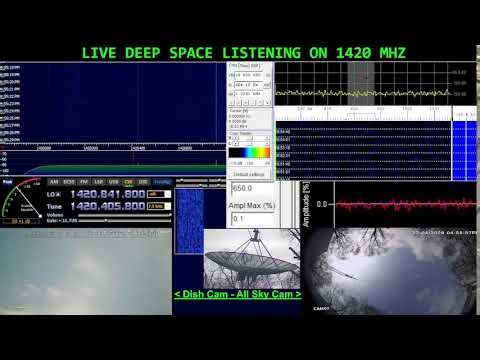 LIVE DEEP SPACE LISTENING ON 1420 MHZ